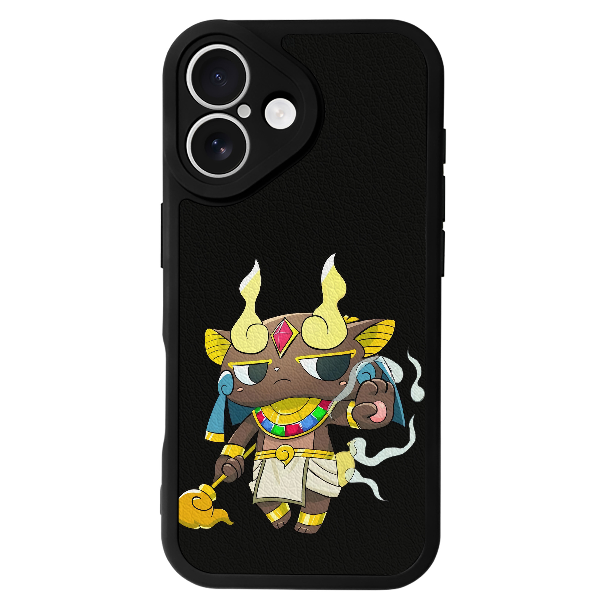 （画像用） 妖怪ウォッチ Yo-kai Watch 【iPhone 16シリーズ対応】シリコンスマホケース（レザー調） 材質：シリコン